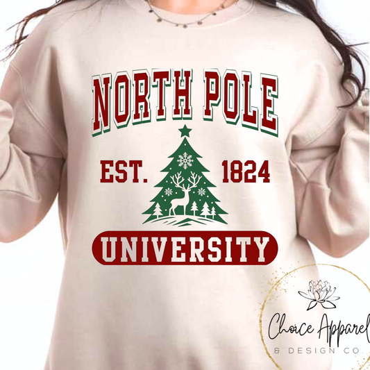 North Pole University Hoodie