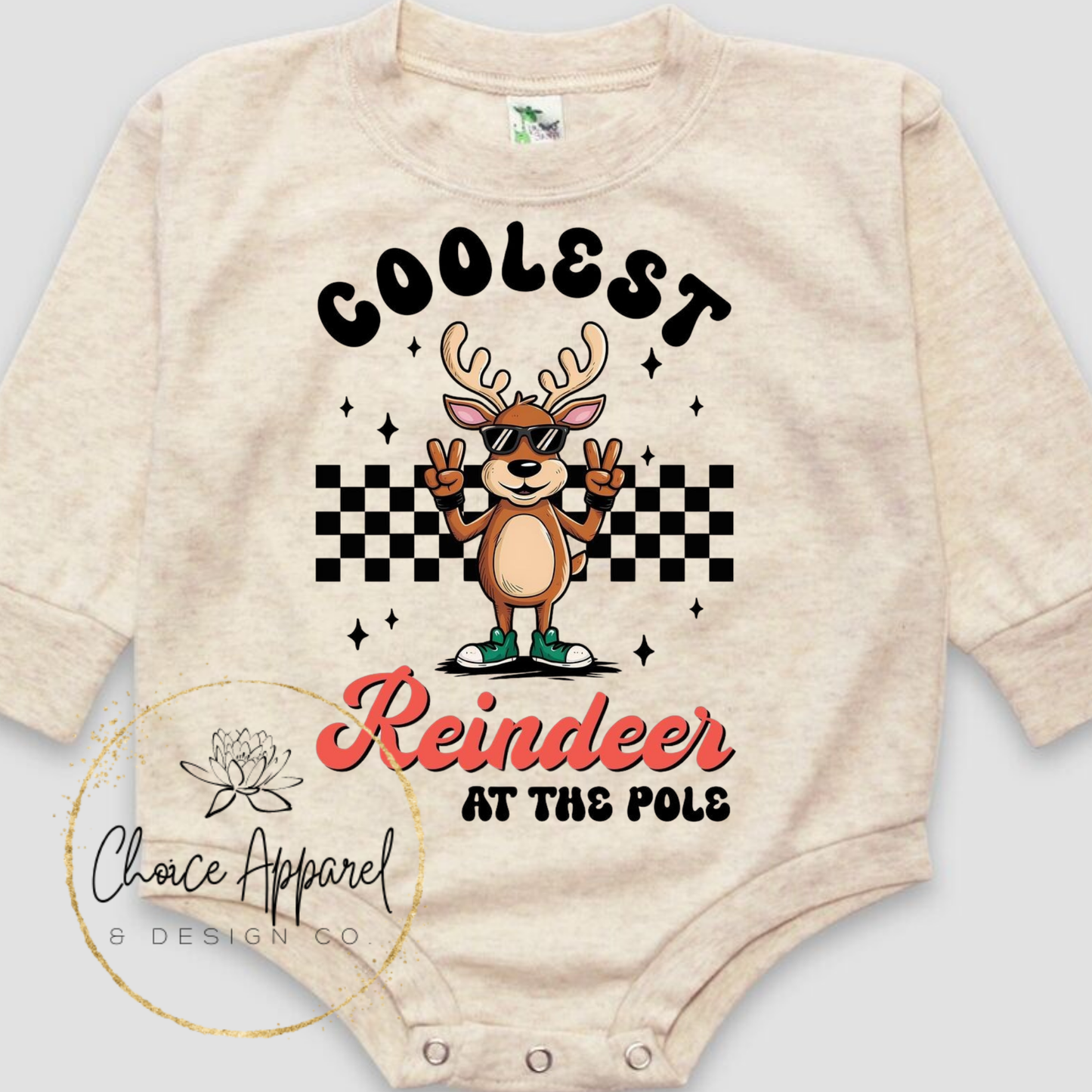 Coolest Reindeer Onesie