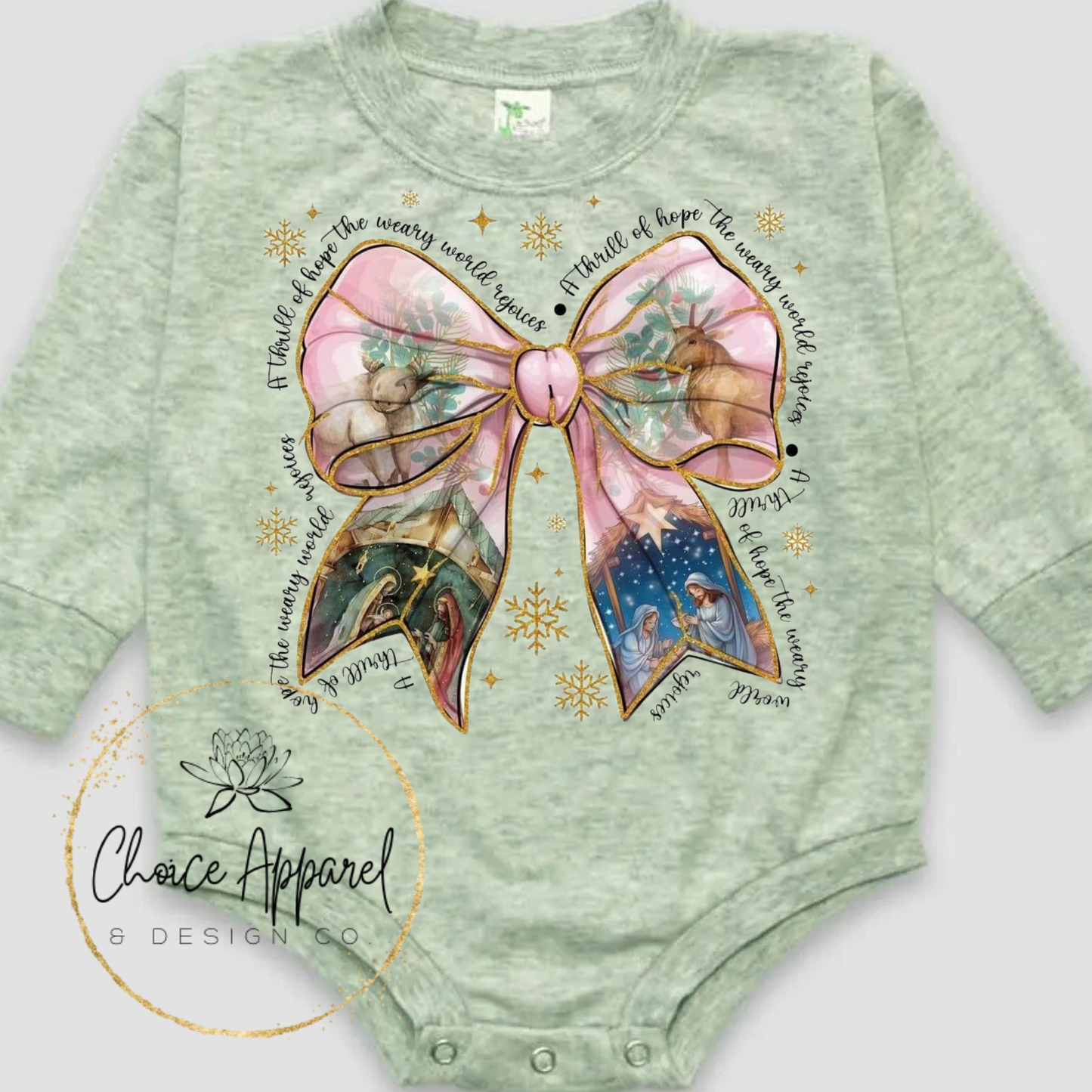 A Thrill of Hope Onesie