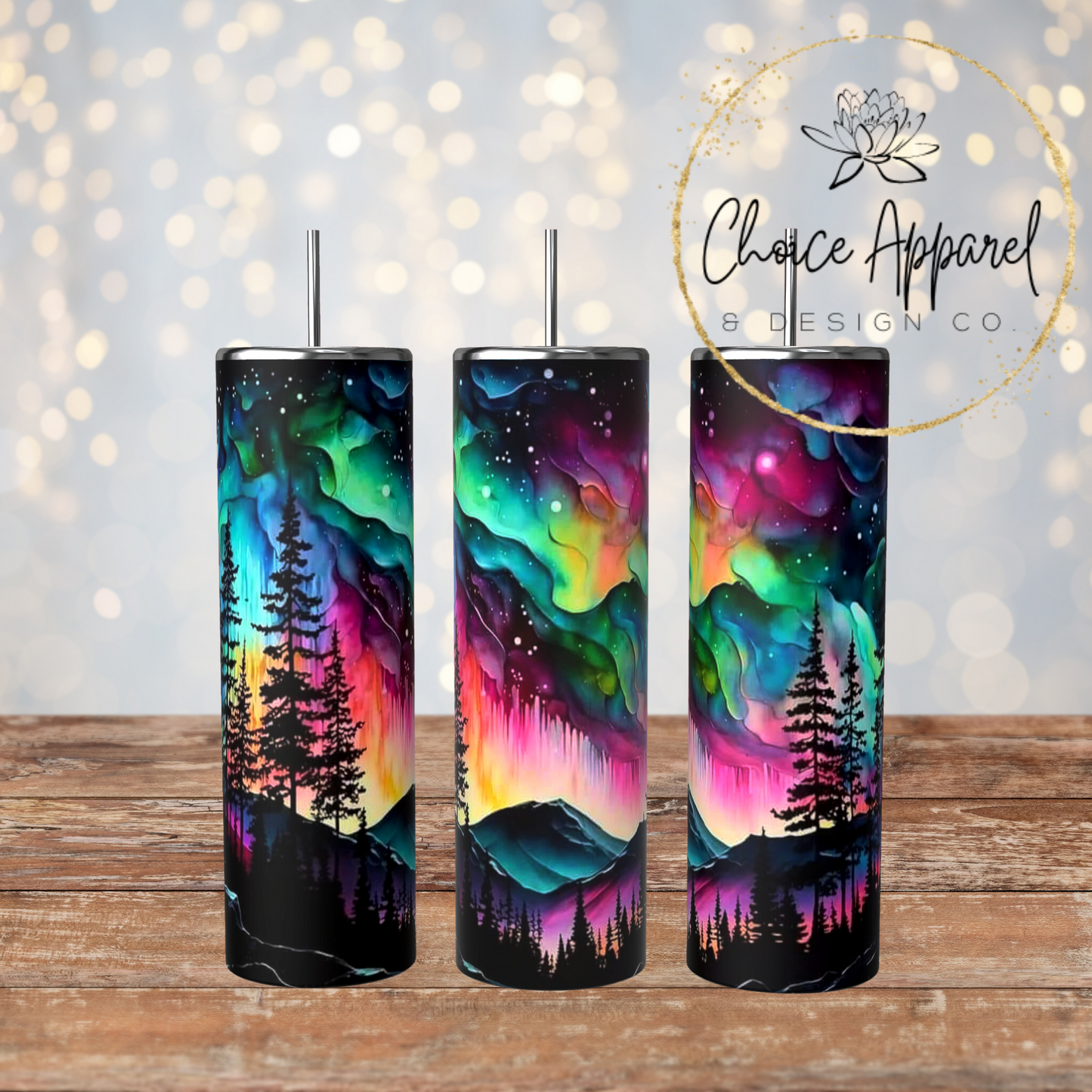 Northern Lights Tumbler