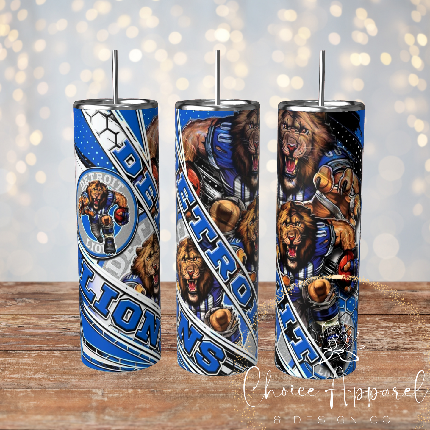 Detroit Lions Attack Tumbler