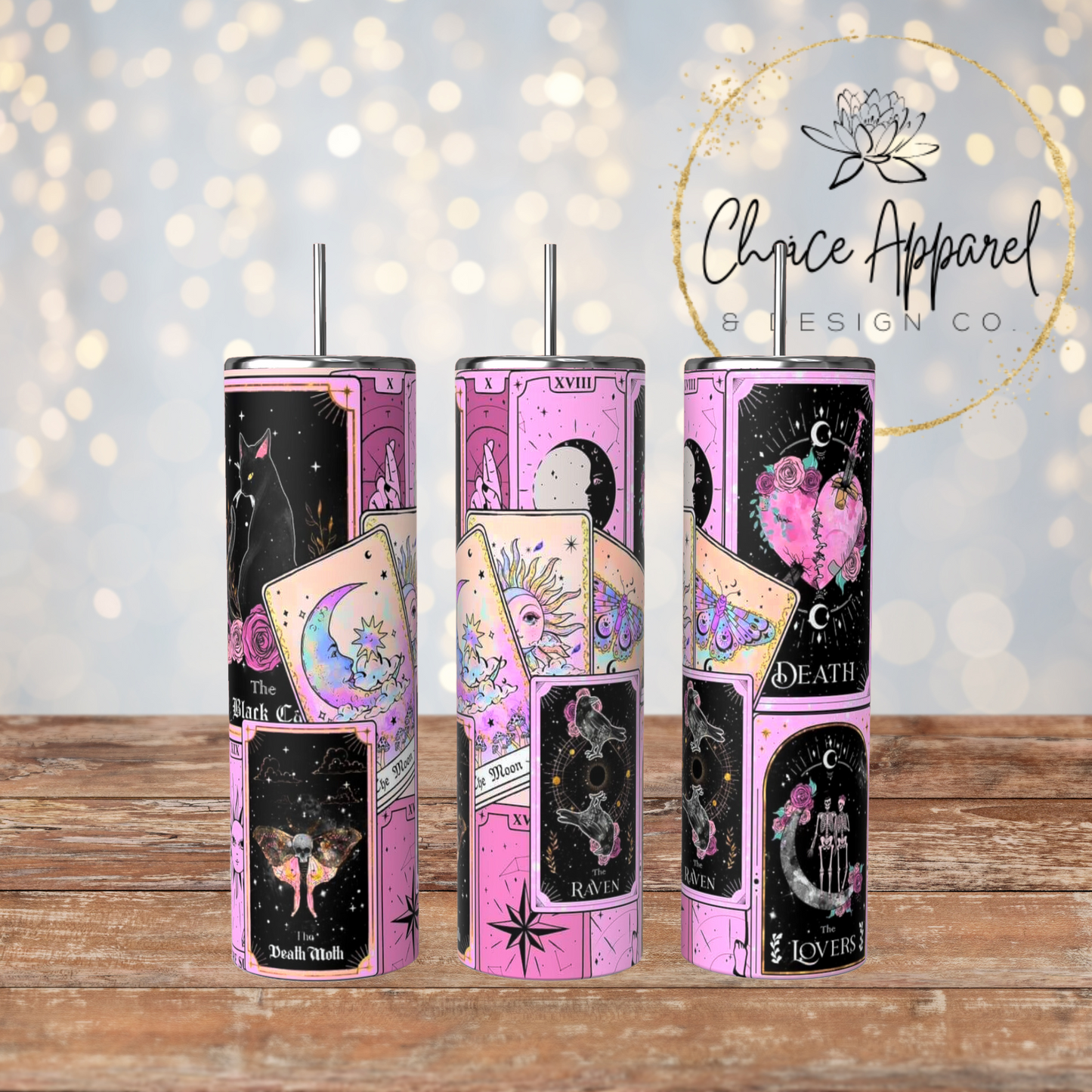 Holo Tarot Tumbler