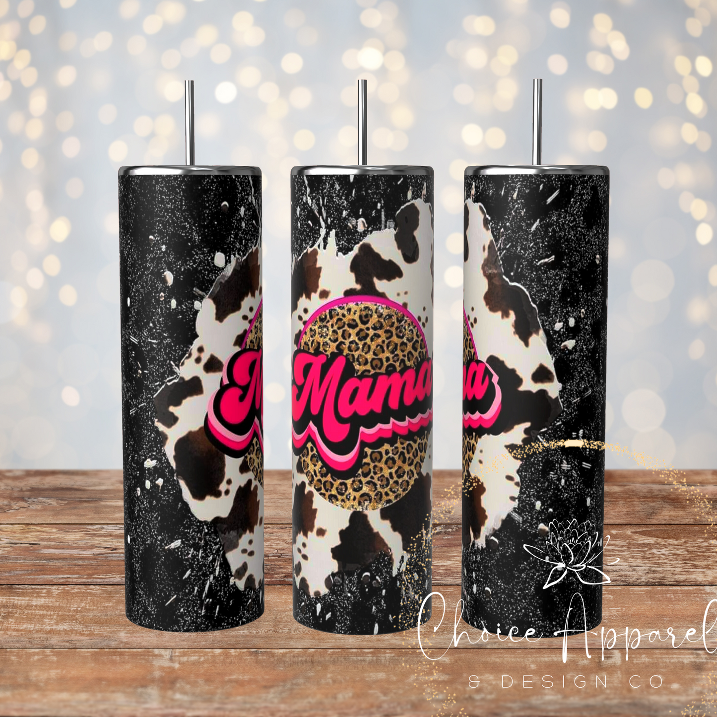 Mama Cowhide Tumbler