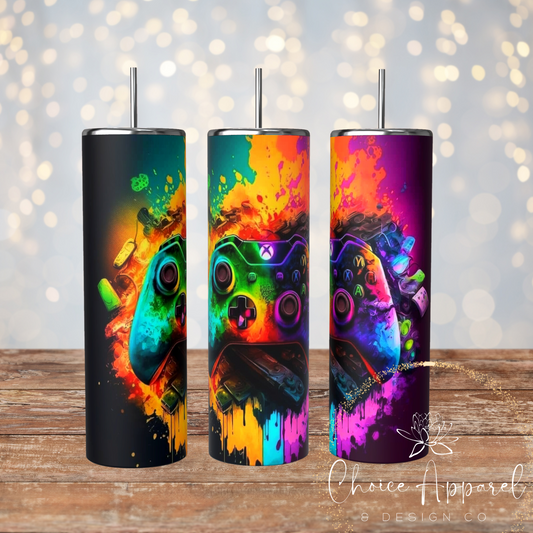 Xbox Color Explosion Tumbler