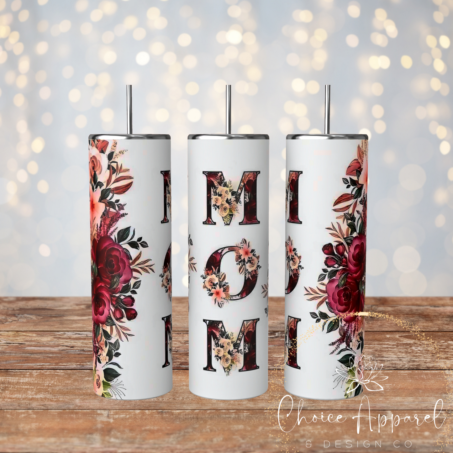 Flower Mom Tumbler