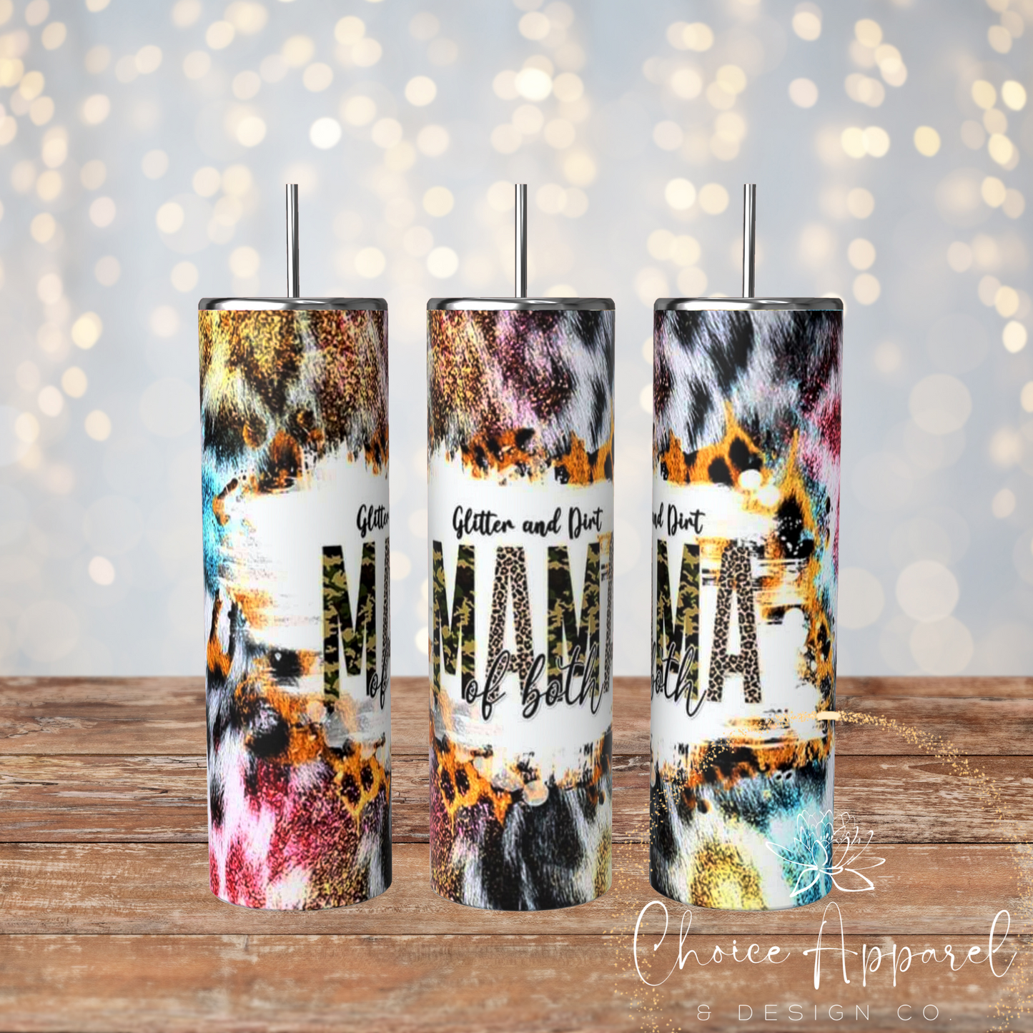 Glitter & Dirt Mama Tumbler