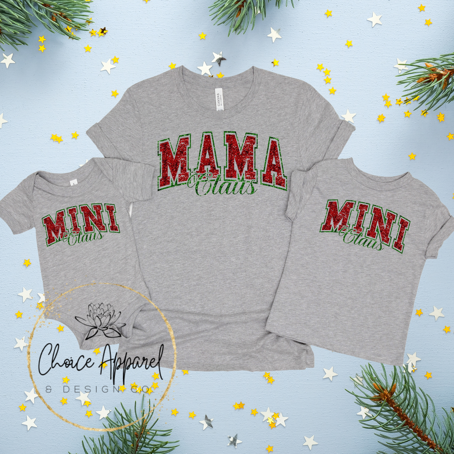 Mama & Mini Claus T-Shirt