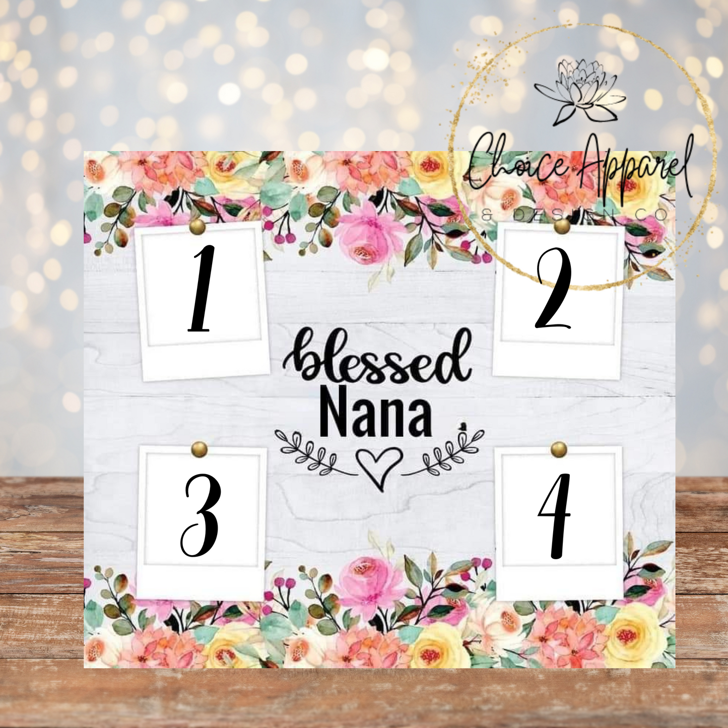 Blessed Grandma/Blessed Nana Photo Tumbler